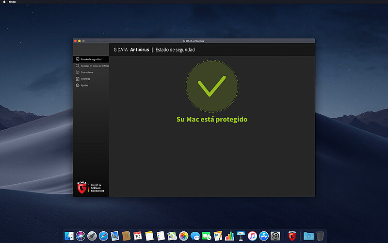 G DATA Antivirus Mac protegido