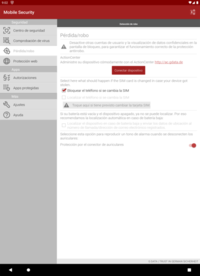 G DATA Mobile Security Android Pérdida/robo