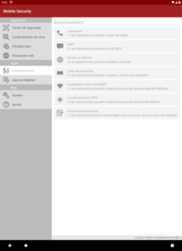G DATA Mobile Security Android Autorizaciones